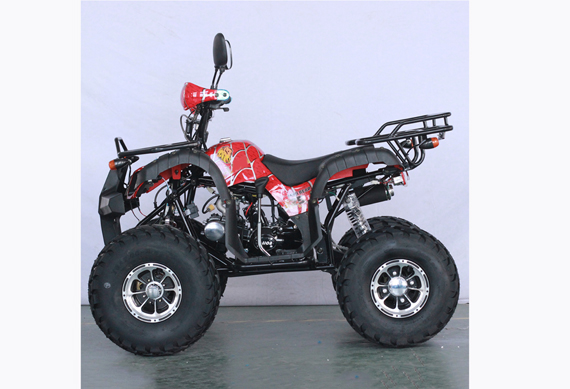 Automatic Gear 110CC 125CC ATV Quad Bike Four Wheelers With Road Tires