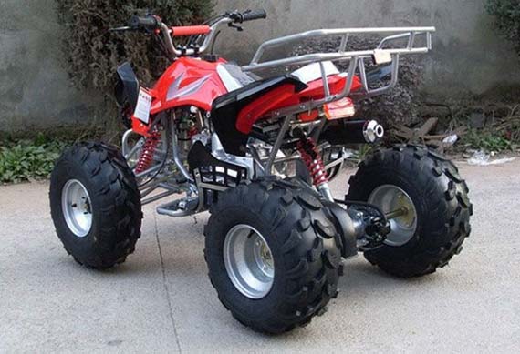 Quad 4x4 diesel 250 cc rubber track for atv