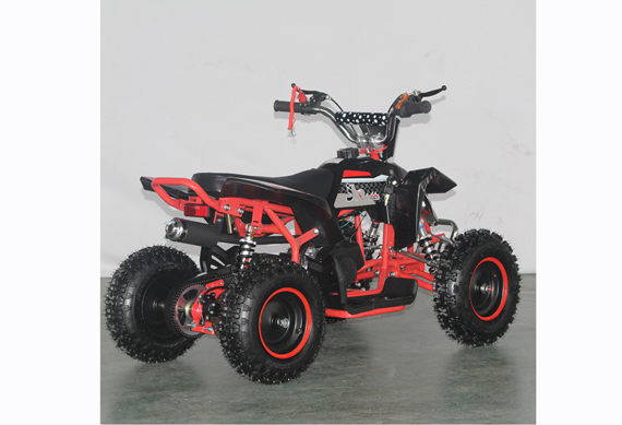 Four wheel motorcycle side by side kids gas powered utv 50cc