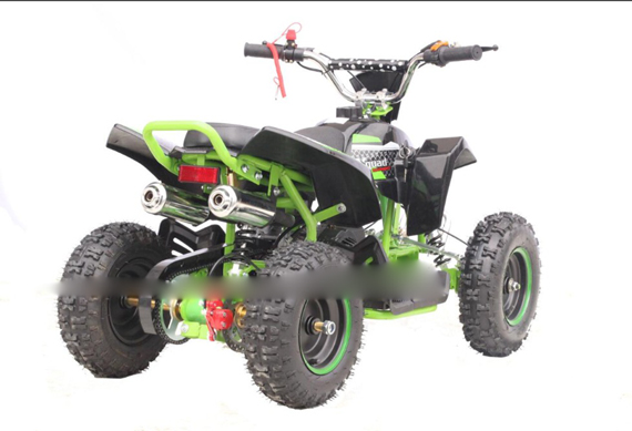 Four wheel motorcycle side by side kids gas powered utv 50cc