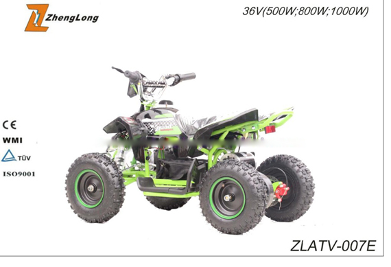 Cheap colored electric quad reverse gear atv