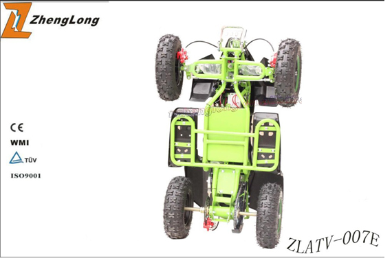 Cheap colored electric quad reverse gear atv