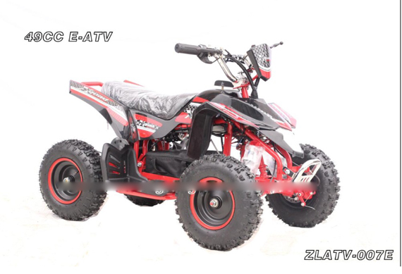 Cheap colored electric quad reverse gear atv