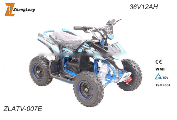 Cheap colored electric quad reverse gear atv