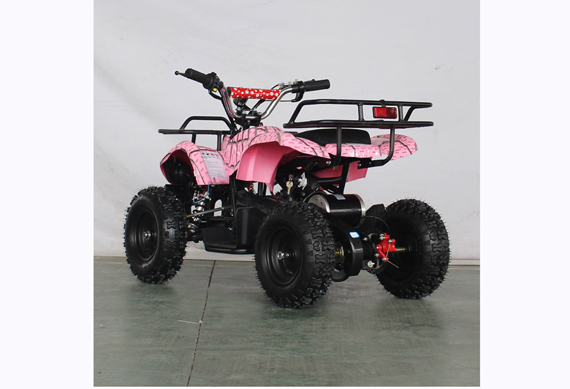 safe 500cc electric mini atv for kids with battery close covered