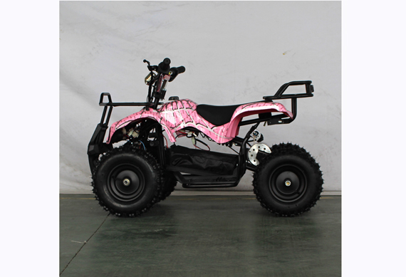safe 500cc electric mini atv for kids with battery close covered