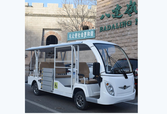 Electric vehicle custom made low speed bus truck