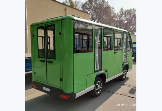 Electric vehicle custom made low speed bus truck