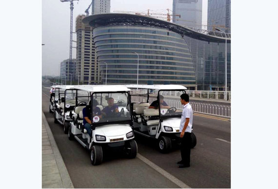 Electric golf carts for hotels and airports