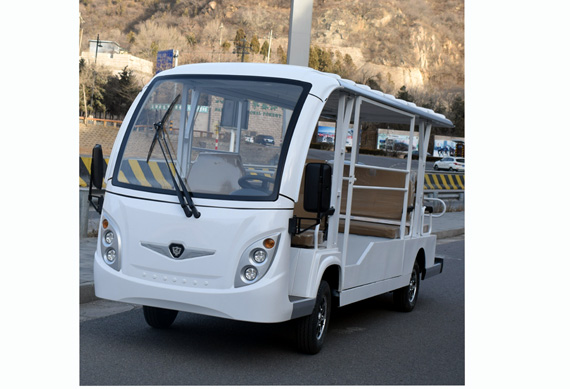CE certificate Electric sightseeing shuttle bus for wheelchair users