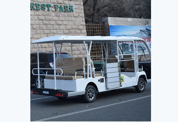 CE certificate Electric sightseeing shuttle bus for wheelchair users