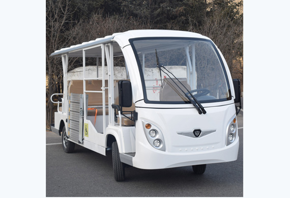 CE certificate Electric sightseeing shuttle bus for wheelchair users