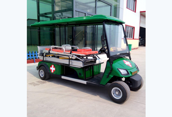 Hospital ambulance golf cart custom made with stretcher