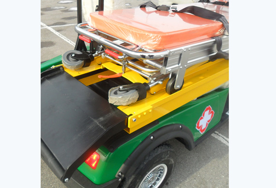 Hospital ambulance golf cart custom made with stretcher