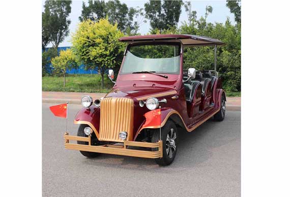 Customized 48V Electric Vintage Car,8 electric Smart Electric Sightseeing Car