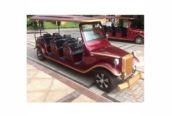 Customized 48V Electric Vintage Car,8 electric Smart Electric Sightseeing Car