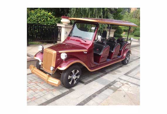 CE cert 48v 4kw 8 seats electric vintage car