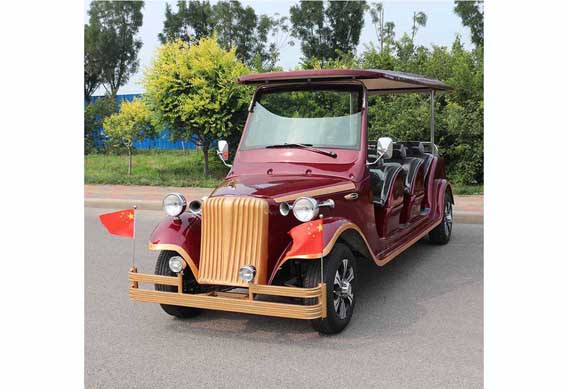 CE approved 12 seats electric vintage car