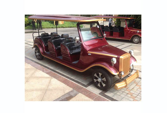 CE approved 12 seats electric vintage car