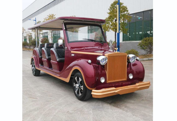 CE approved 2018 new model 12 seats Electric vintage cars sightseeing bus for sale