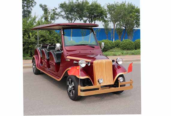CE approved 2018 new model 12 seats Electric vintage cars sightseeing bus for sale