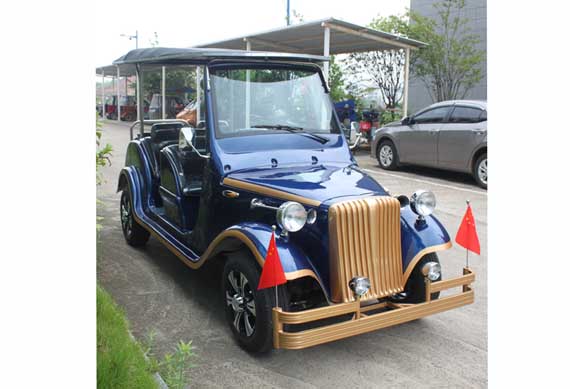 6 seats electric classic car for hotel