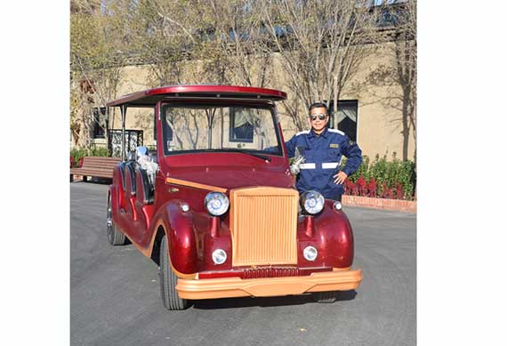 Chinese factory price electric vintage car classic car golf cart club car for sale