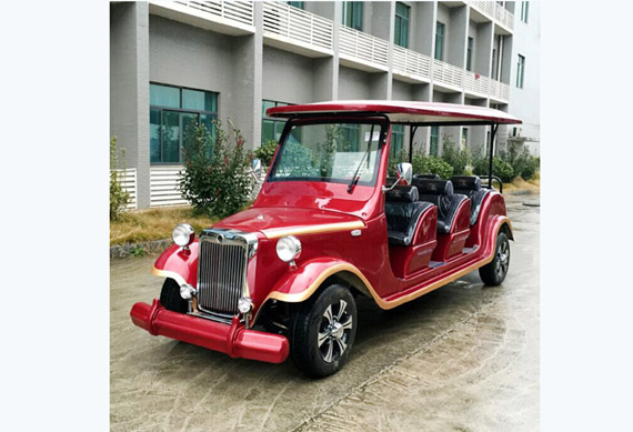 8 12 Seats Battery Powered Tourist Sightseeing Antique Classic shuttle Electric Car Roadster