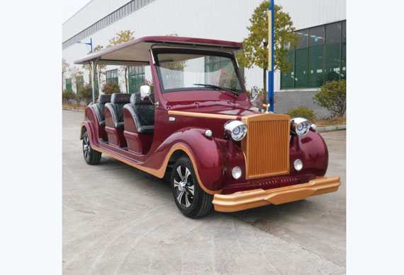 8 12 Seats Battery Powered Tourist Sightseeing Antique Classic shuttle Electric Car Roadster