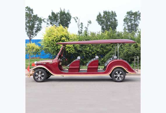 8 12 Seats Battery Powered Tourist Sightseeing Antique Classic shuttle Electric Car Roadster