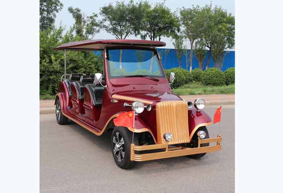 8 12 Seats Battery Powered Tourist Sightseeing Antique Classic shuttle Electric Car Roadster
