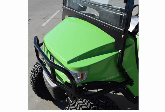 Non-marking tire electric golf cart supports customization