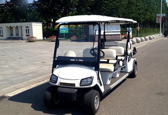 Electric utility vehicle with 8 Seat Electric Golf Cart