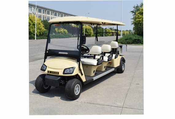 6 Seat Electric Hotel Golf Cart With Cargo Box