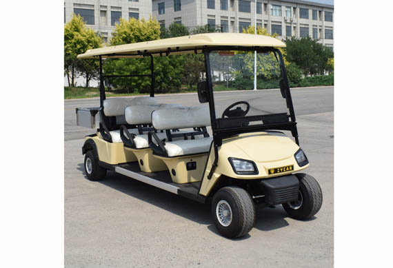 6 Seat Electric Hotel Golf Cart With Cargo Box