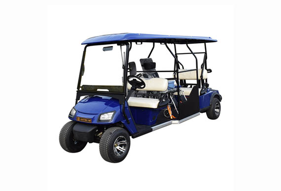 Electric wheelchair accessible utility golf car