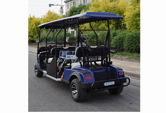 Electric wheelchair accessible utility golf car