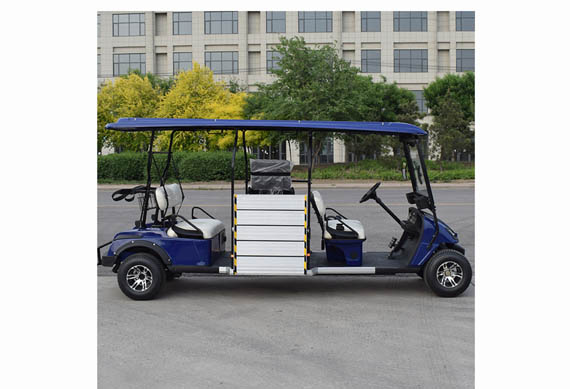 Electric wheelchair accessible utility golf car