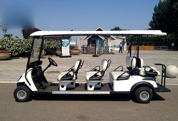 China custom 2 4 6 8 seater Electric golf car for factory