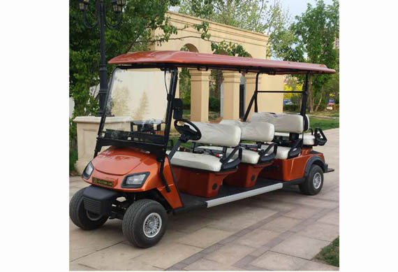 6 person battery golf cart with cargo box Aluminum material, never rust