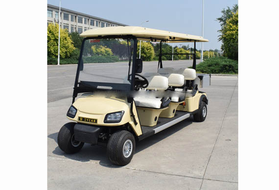 6 person battery golf cart with cargo box Aluminum material, never rust