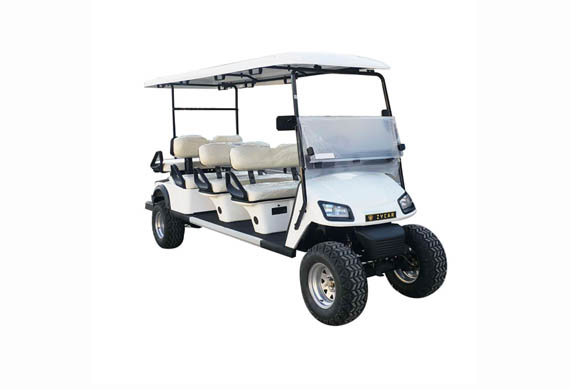 6 person battery golf cart with cargo box Aluminum material, never rust