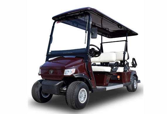 open body type 8 seats curtis controller golf cart with radio for course