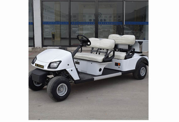 Electric golf cart without a roof
