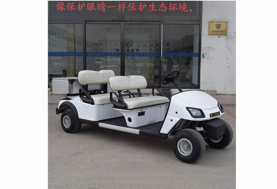 Electric golf cart without a roof