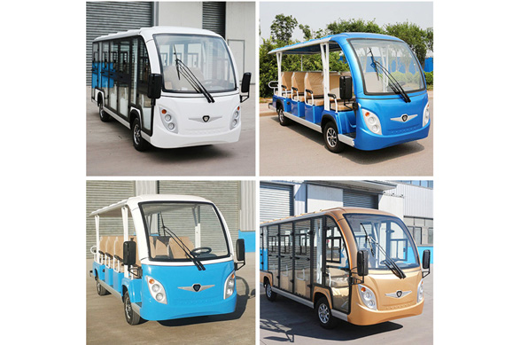 ZYCAR brand New design Power steering 8 person electric sightseeing bus price