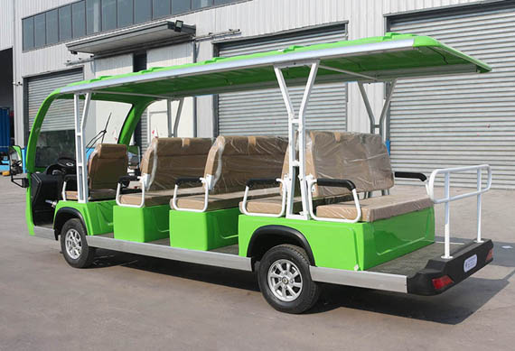 ZYCAR brand New design Power steering 8 person electric sightseeing bus price