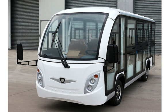 14 passenger electric enclosed shuttle bus