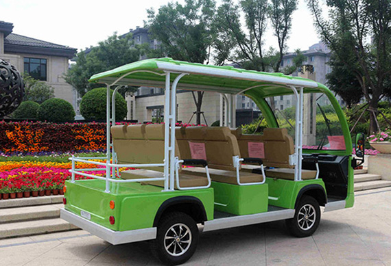 High Quality 8 12 14 Seats off Road Utility Tourist Shuttle Sightseeing Electric Car with Heater and Air Conditioning