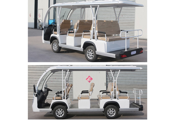 High Quality 8 12 14 Seats off Road Utility Tourist Shuttle Sightseeing Electric Car with Heater and Air Conditioning